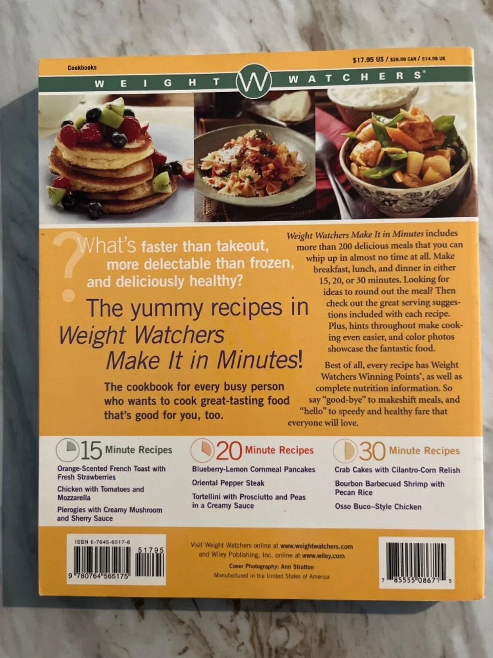 Weight Watchers Make It In Minutes